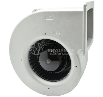 Backward curved centrifugal blower fan impeller